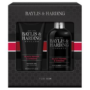 Bayliss & Harding Signature Men's Black Pepper & Ginseng Gift Set