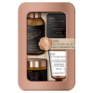 Baylis & Harding The Fuzzy Duck Men'S Ginger & Lime Beard Tin Gift Set