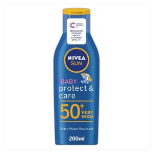 NIVEA SUN Baby Suncream Lotion SPF 50+, Protect & Moisture