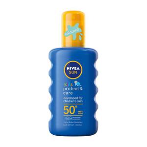 NIVEA SUN Kids Suncream Spray SPF 50+, Coloured