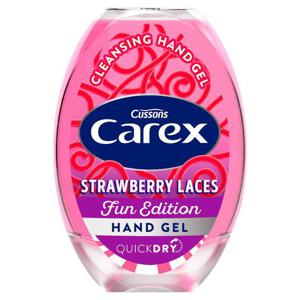 Carex Antibacterial Protects Strawberry Laces Hand Gel