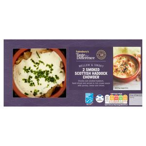 Sainsbury's Smoked Haddock Chowder, Taste the Difference x2 240g