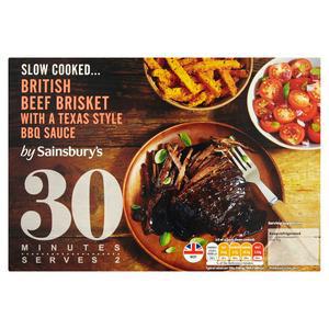 Sainsbury's Slow Cook Brisket BBQ Sauce 438g (Serves 2)