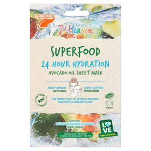 7th Heaven Super Food 24Hr Hydration Sheet Mask Avocado Oil