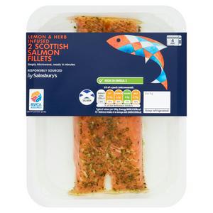 Sainsbury's Salmon Lemon & Herb x2 220g