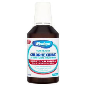 Wisdom Chlorhexidine Mint Antibacterial Mouthwash Alcohol Free