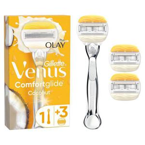 Gillette Venus Comfortglide Coconut Plus Olay Razor + 3 Blades