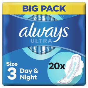 Always Ultra Night (Size 3) Sanitary Towels Wings 20 pads