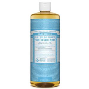 Dr. Bronner's Unscented Organic Baby Castile Liquid Soap