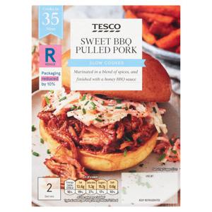 Tesco Sweet Bbq Pulled Pork 410G