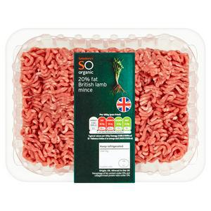 Sainsbury's Lamb Mince, SO Organic 400g