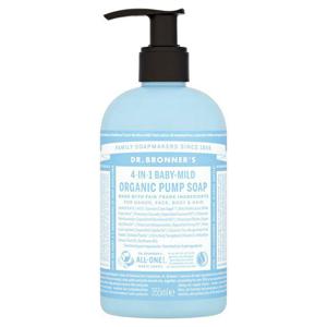 Dr. Bronner's Unscented Organic Baby Sugar Pump Soap