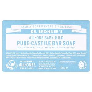 Dr. Bronner's Unscented Organic Baby Soap Bar