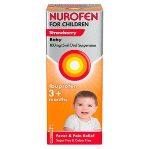 Nurofen for Children Baby Strawberry Liquid Ibuprofen