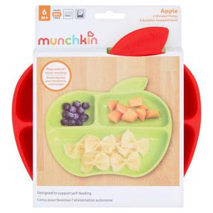 Munchkin 3 Apple Plates 6M+