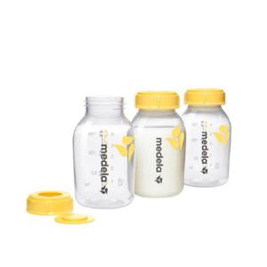 Medela Breastmilk Storage Bottles with lid (pack of 3)