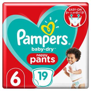 Pampers Baby-Dry Nappy Pants Size 6