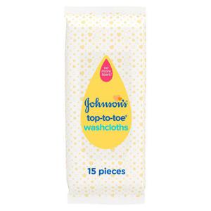 Johnson's Top To Toe Baby Wash Cloths