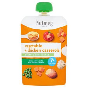 Nutmeg Vegetable & Chicken Casserole Baby Food 7M+