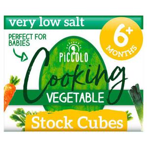 Piccolo Organic Vegetable Stock Cubes for Baby Cooking 6+ Months