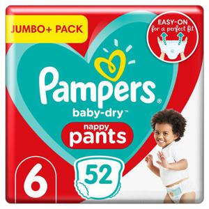 Pampers Baby-Dry Nappy Pants Size 6 Pants Jumbo + Pack