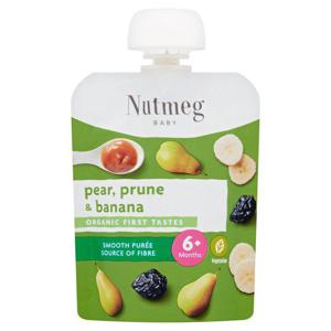 Nutmeg Pear, Prune & Banana Baby Food 6M+