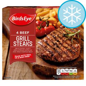 Birds Eye 4 Beef Grills 340G