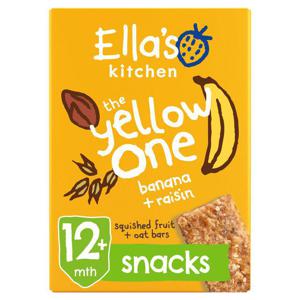 Ella's Kitchen Organic The Yellow One Banana & Raisin Oaty Bars