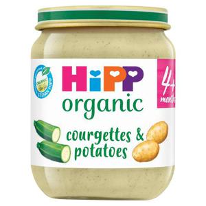 Hipp Organic Courgettes & Potatoes Baby Food Jar 4+Months