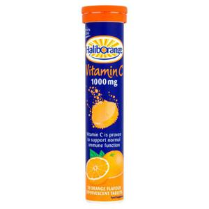 Haliborange Vit C Effervescent 1000mg 20's Orange