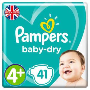 Pampers Baby-Dry Nappies Size 4+