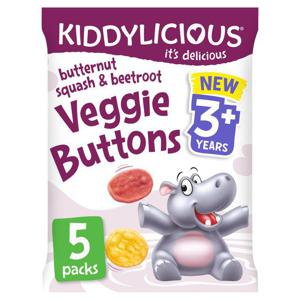 Kiddylicious Butternut Squash & Beetroot Veggie Hippos