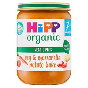 Hipp Organic Veg & Mozzarella Potato Bake Baby Food Jar 7+ Months