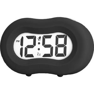 Acctim Vierra Silicon Alarm Clock in Liquorice Black