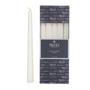 Price's Venetian Candle 25cm, White