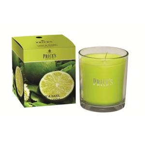 Price's Candles Lime and Basil Boxed Jar