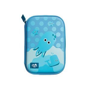 Tinc Hard Case Pencil Case Blue Octopus