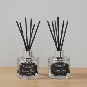 Morrisons Lime Reed Diffuser In Clear Glass 2 X 40Ml