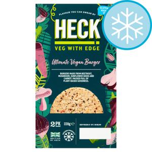 Heck 2 Ultimate Vegan Burgers 228G