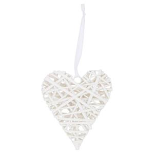 Morrisons White Hanging Heart