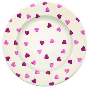 Emma Bridgewater Pink Hearts Plate, 27cm