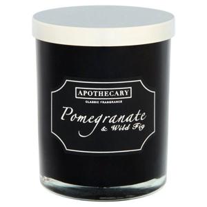 Morrisons 1 Wick Waxfill Wild Fig & Pomegranate In Black Glass