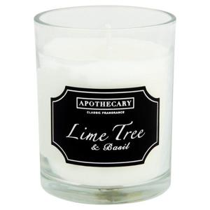 Morrisons 1 Wick Waxfill Lime In Clear Glass