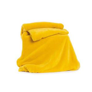 Deyongs Snuggle Touch Fleece Throw, Mustard 140X180cm