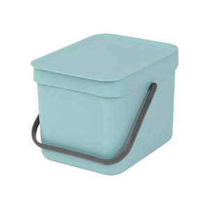 Brabantia Sort & Go Waste Bin, Mint 6L