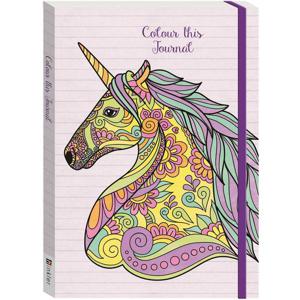 Curious Universe Colour This Unicorn Journal