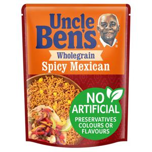 Uncle Bens Express Wholegrain Spicy Mexican Rice 250G