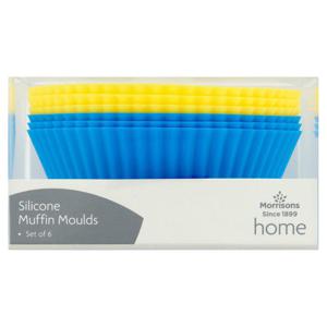 Morrisons Silicone Muffin Moulds 6Pk