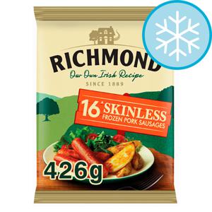 Richmond Skinless Sausages 16 Pack 426G