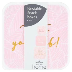 Morrisons Treat Yourself Snack Box Set Of 3